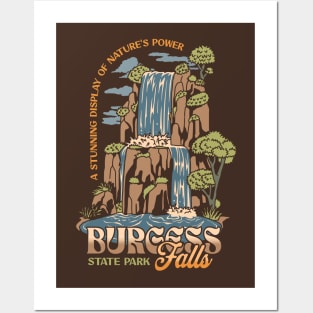 Burgess Falls Tennessee Posters and Art